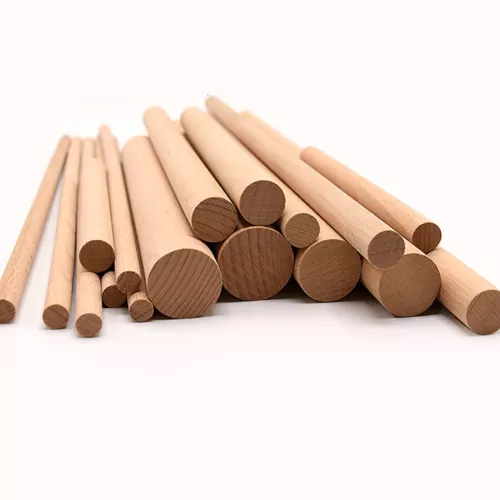 Holzdübel Stab 5,8,10,12,15,18,20-60 mm Durchmesser x 100/200/300 mm Holzdübel - Bild 2 von 27