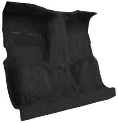 1981-87 CHEVY K10 GMC TRUCK BLACK CUT PILE CARPET KIT w/PADDING 4X4 FLOOR SHIFT