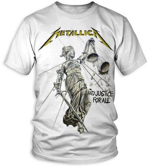 LLICA AND JUSTICE FOR ALL Tシャツ　Mサイズ METALLICA - And Justice For All WHITE T-SHIRT - Size Extra Large