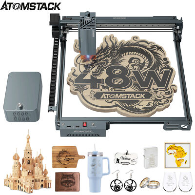 Atomstack A40 Pro V2 48W Laser Engraving Cutting Machine Professional Grade H8O0