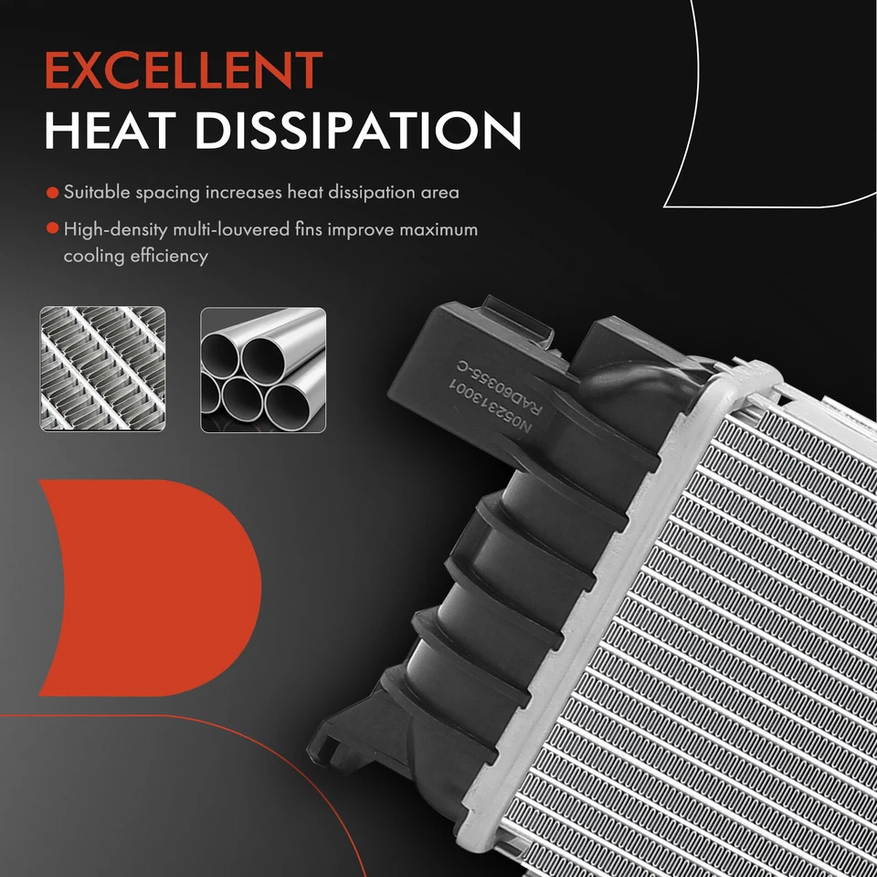 Radiador auxiliar para Audi A6 A7 Quattro 2016-2018 S7 3,0 L 4,0 L supercargador Foto 3 de 4