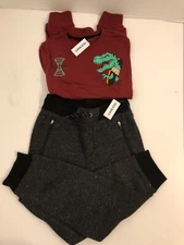 Old Navy Wormhole Dinosaur Boy's Pajamas - size MEDIUM (8)