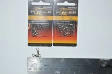 2 packs spro cross ball bearing power swivels stainless 28kgs (62lb) 4586-002