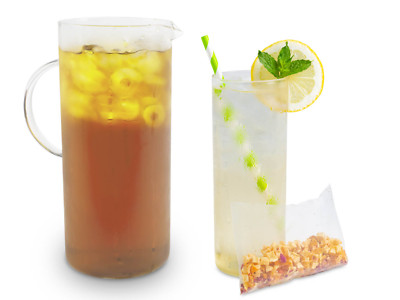 Peach Bellini Iced Tea Pouches 8 Quarts - Cold Brew 