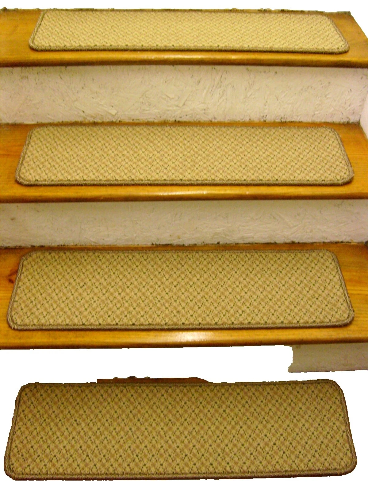 剑麻边界矩形楼梯踏垫