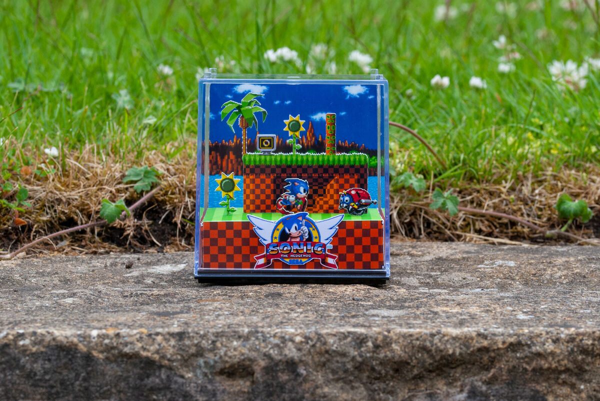 Sonic the Hedgehog 3 Diorama Cube: Super Sonic Video Game 