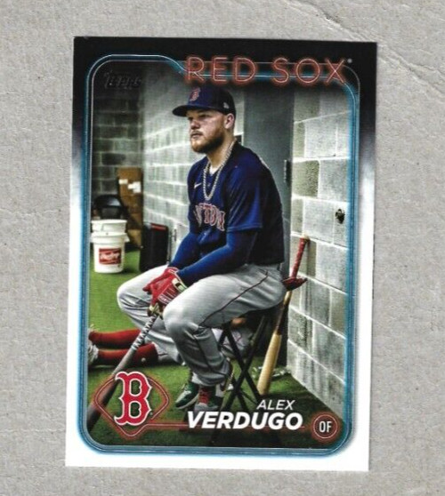 2024 Topps Series 1 ALEX VERDUGO Golden Mirror SSP Red Sox #97