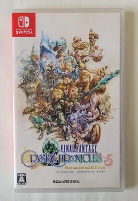 FINAL FANTASY CRYSTAL CHRONICLES Remaster Edition Switch F/S USED