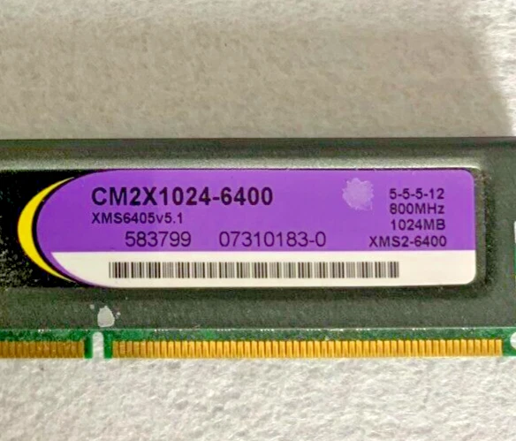 CORSAIR CM2X1024-6400 (4 x 1Gb) - Image 3 of 3