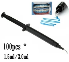 100 Dental Gingival Gel Barrier Gum Protector Teeth Whitening Liquid Dam Syringe