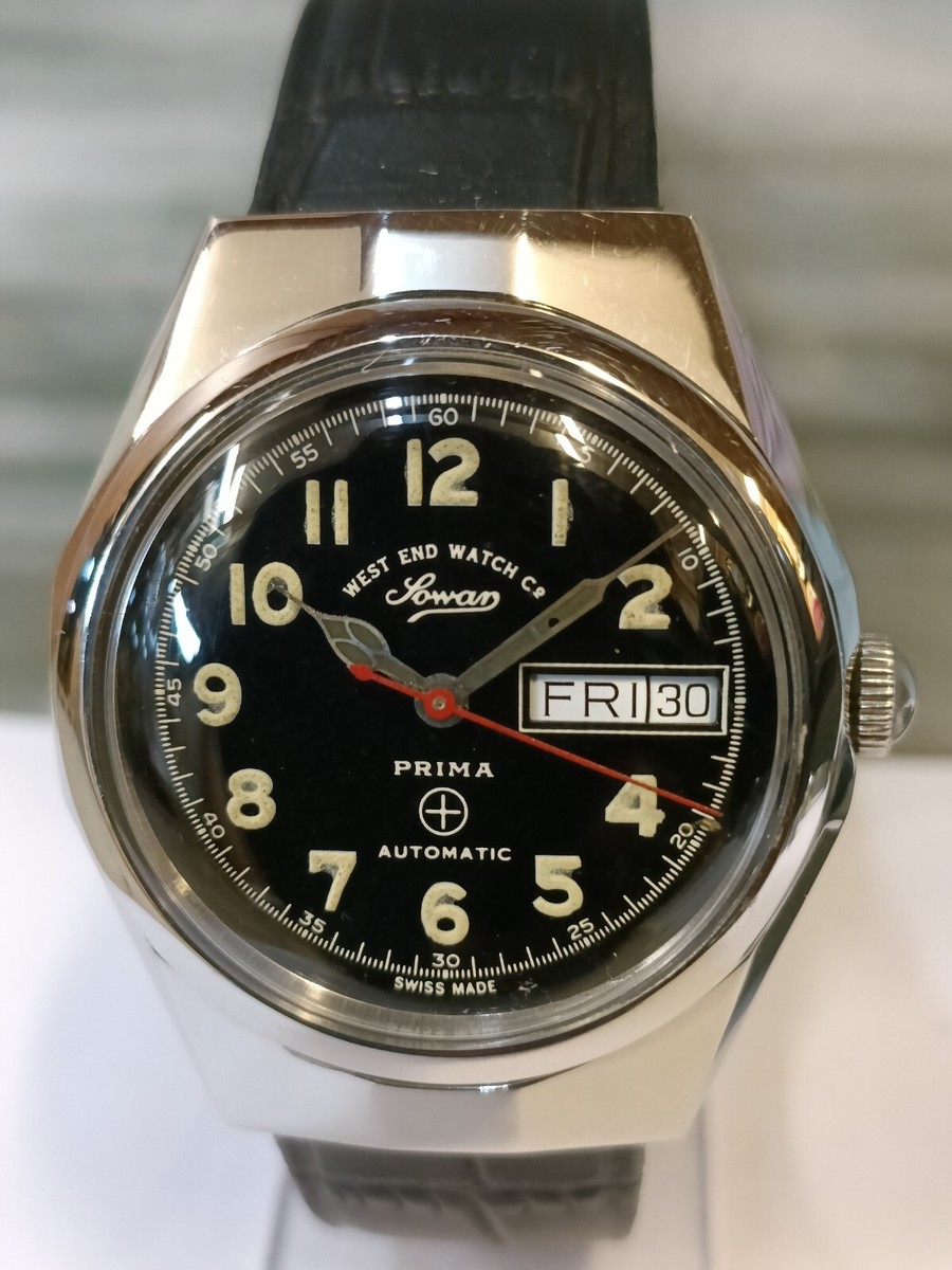 VintageM WEST END WATCH PRIMA Sowar 英軍官有 Steel West End Watch Co. Sowar Prima vintage wristwatch