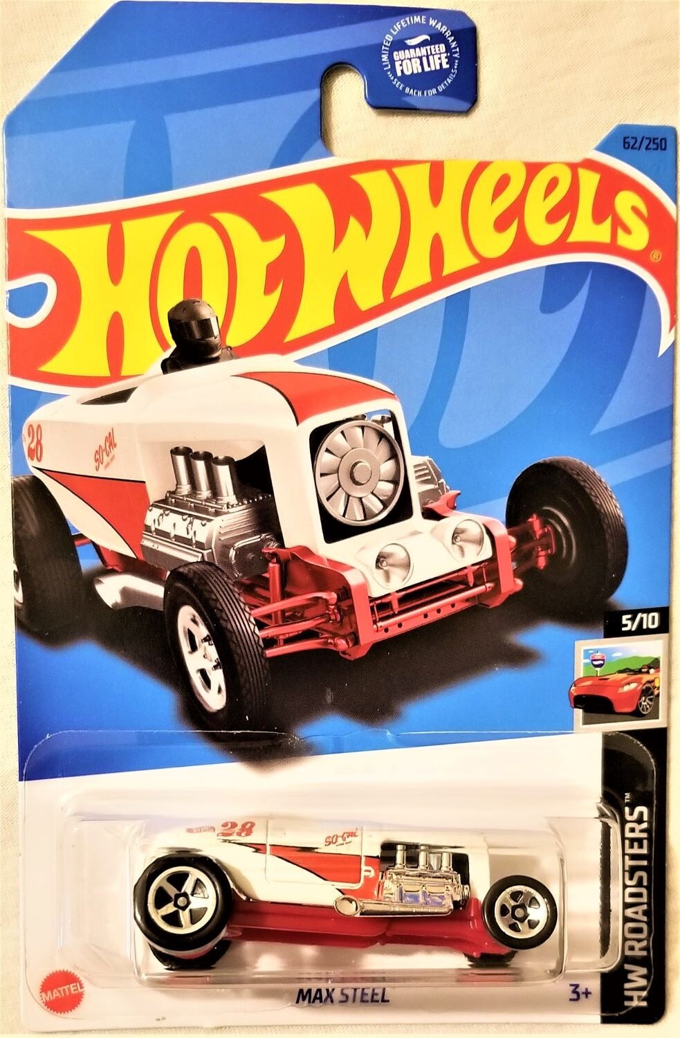 Hot Wheels - 2023 HW Roadsters 5/10 Max Steel 62/250 (BBHKH39)