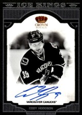 2011-12 Panini Crown Royale Ice Kings Auto 23/99 Cody Hodgson Auto  Vancouver