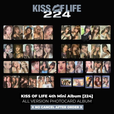 KISS OF LIFE MINI ALBUM 224 OFFICIAL PHOTOCARD MAGAZINE DIGIPACK