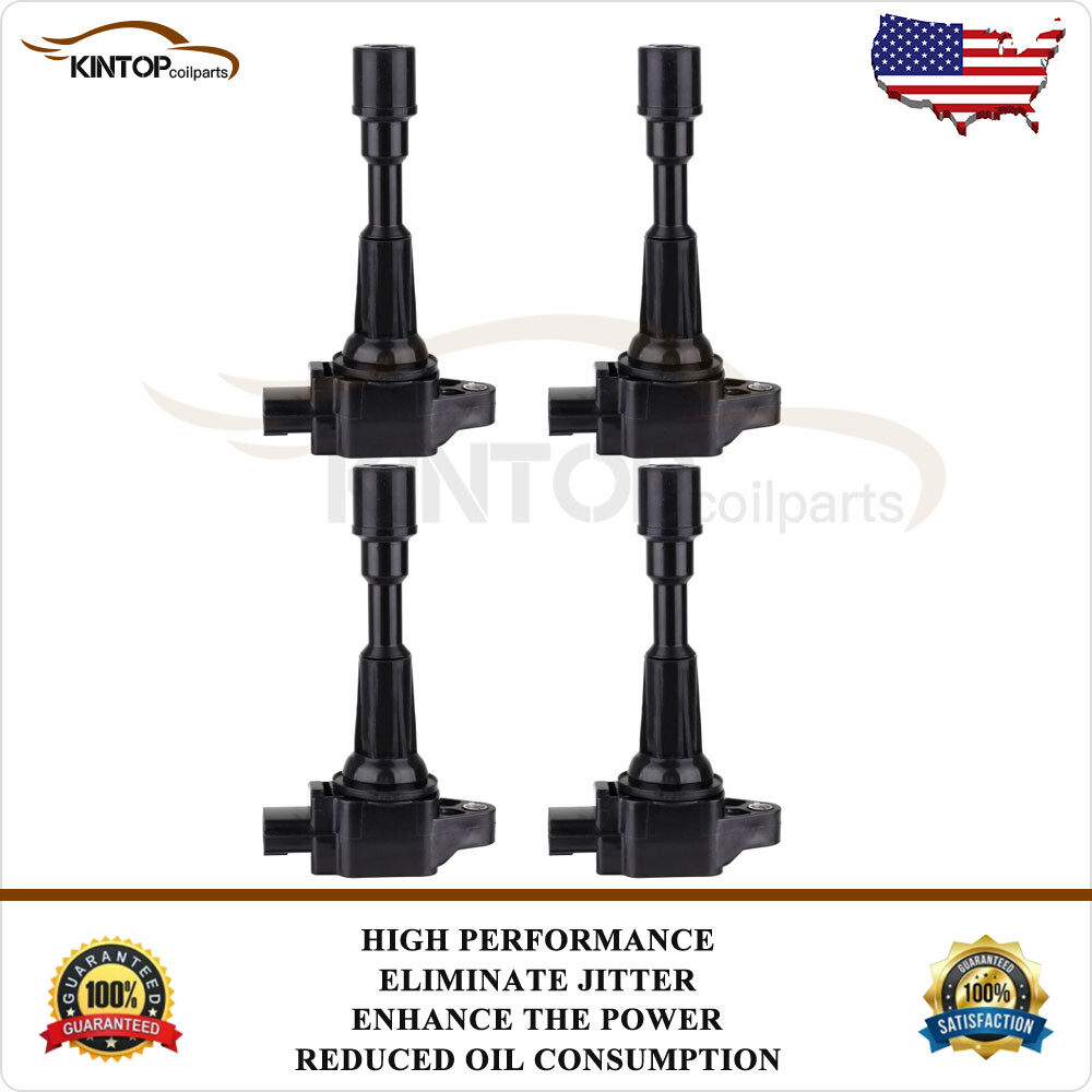 4 Ignition Coil Pack For 2011 2012 2013 2014 Mazda 2 1.5L