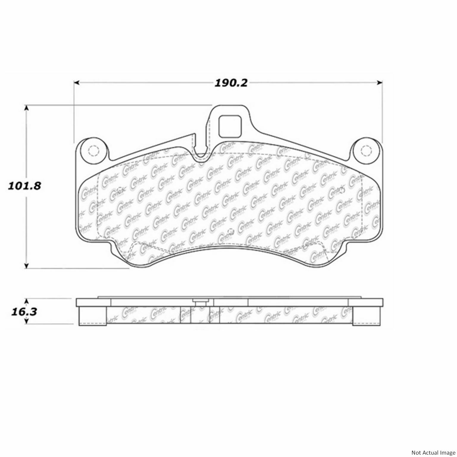 For 2004-2006 Porsche Carrera GT Semi-Metallic Disc Brake Pad Set Centric 2005