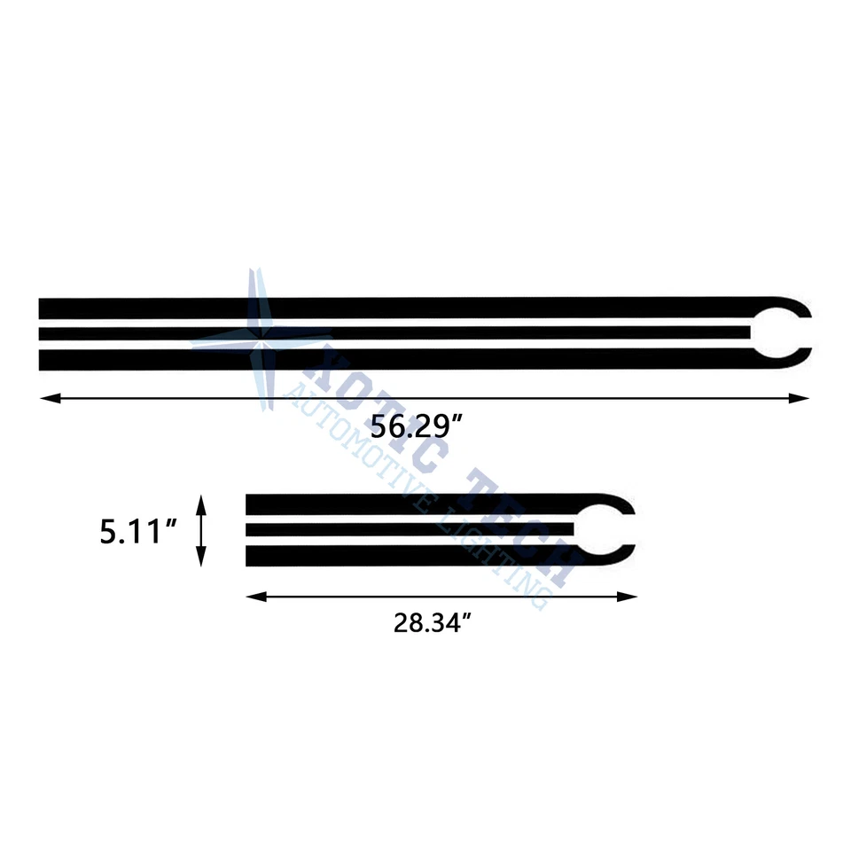 Parachoques delantero capó maletero trasero carreras carrocería gráfico calcomanía pegatina para BMW Foto 4 de 4
