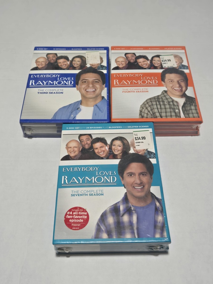 Everybody Loves Raymond: Seasons 3,4,7 DVD 5-Disc Sets With Extras NEW  Sealed