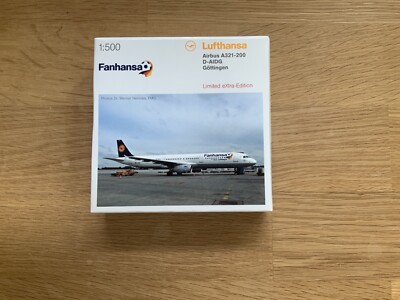 Herpa Wings 1:500 526890 Airbus A321-200 Lufthansa - Göttingen Fanhansa