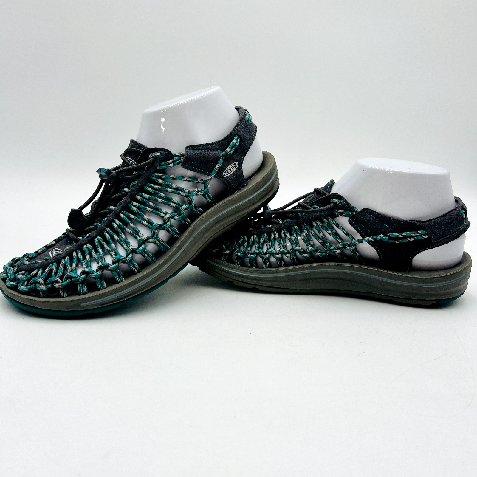 Sandali da esterno Keen donna Uneek due corde 7 5 teal impermeabili 1014113