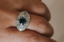 Gorgeous Antique Sapphire Ring