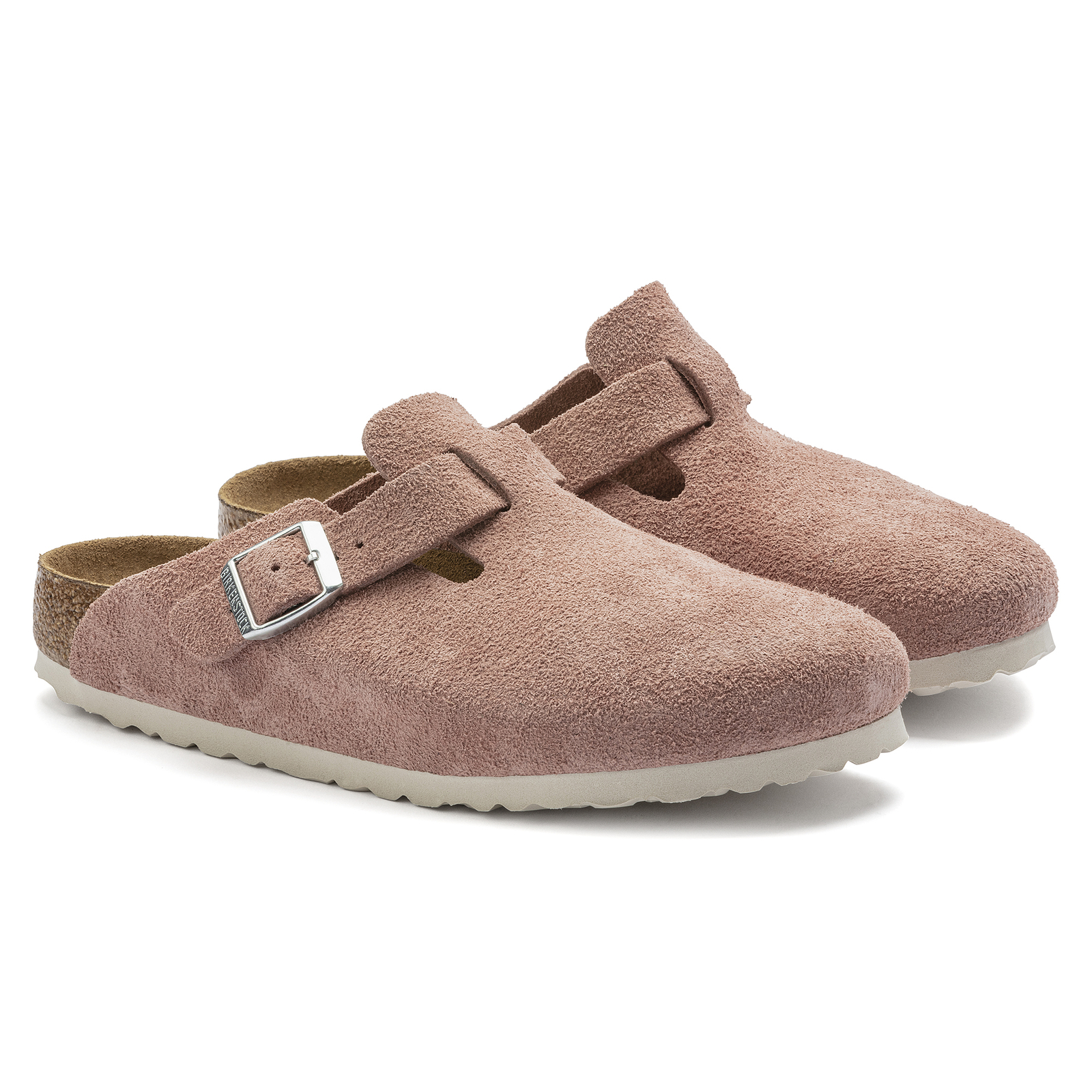 birkenstock boston pink clay