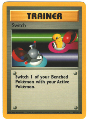 Switch 95/102 Base Set Regular Common Pokémon TCG