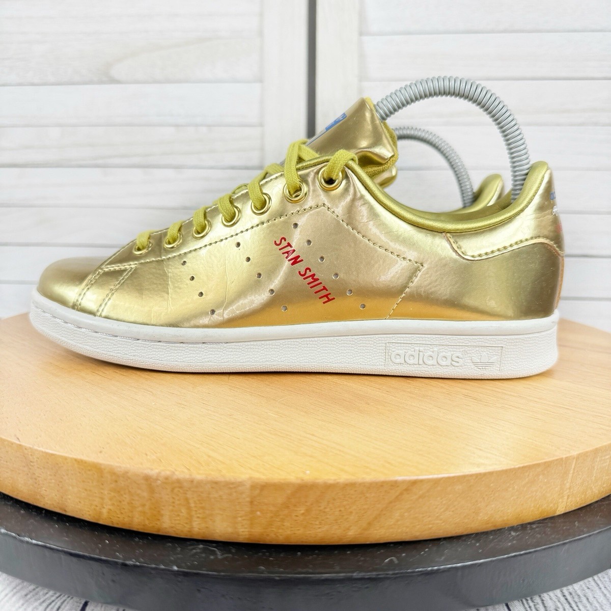 Adidas Originals Stan Smith Metallic Pack Sneakers Gold Mens Adidas Originals Stan Smith Metallic Pack Sneakers Gold Mens