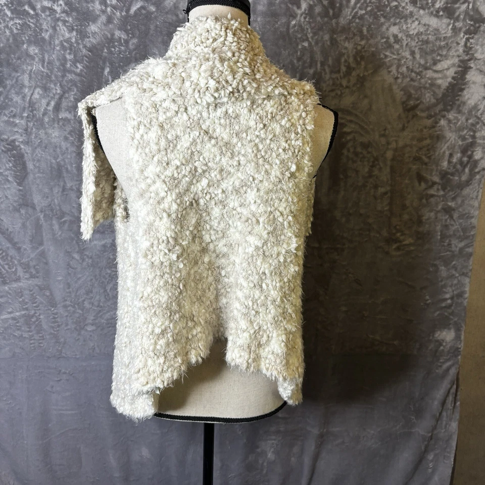 Chaleco Kensie Fauz Piel Tinte Espacial Talla Grande Grueso Tejido Lagenlook Minimalista Foto 4 de 4