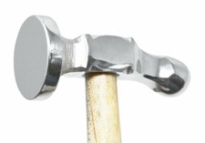 1-1/8" Flat Face German-Style Chasing Hammer Jewelry Making Metal Flatten Form