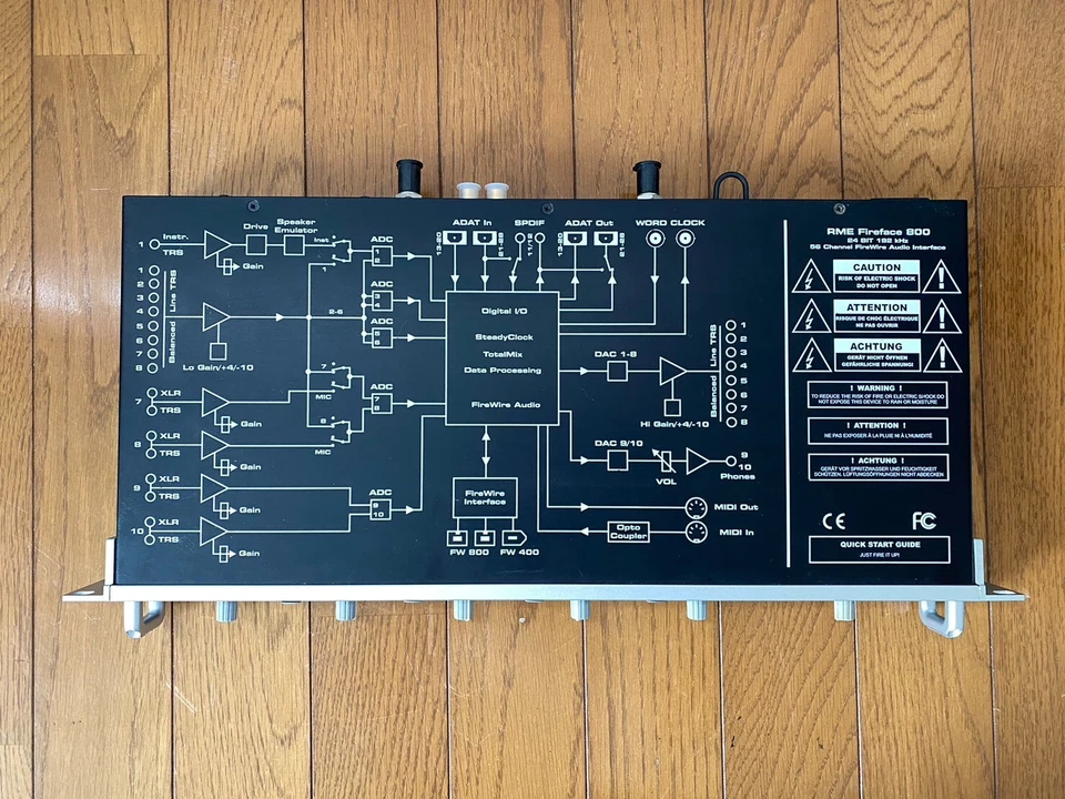 RME Fireface 800 Firewire Audio Digital Recording interface Confirmed Operation - Image 4 of 4