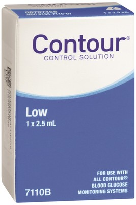 Bayer Contour Blood Glucose Control Solution, Low Level Ascensia 7110 1 KT