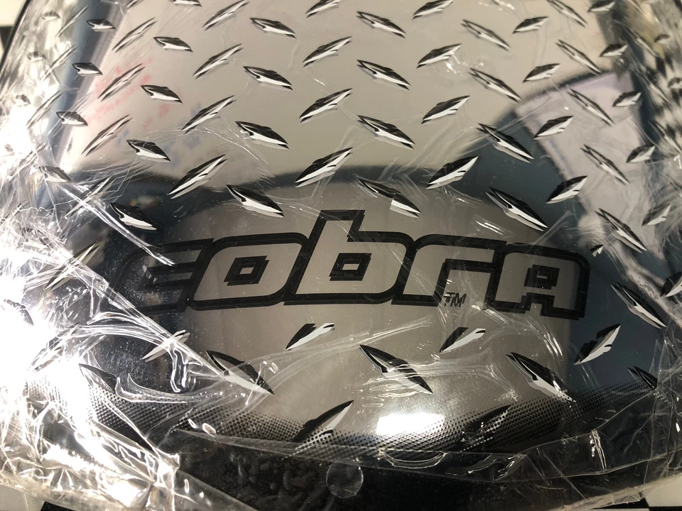 Parabrisas Ski-Doo Rev Cobra 2003-2008 cromado deportivo mosquitera diamante *NUEVO* Foto 3 de 4