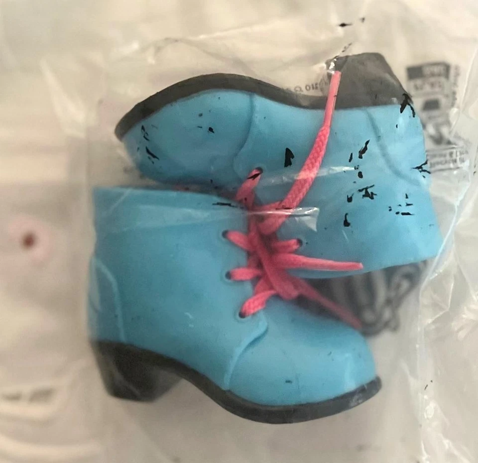2 Pairs My Life Doll Shoes Boots Blue & Pink Plastic 18 Inch Doll New Sealed - Image 3 of 4