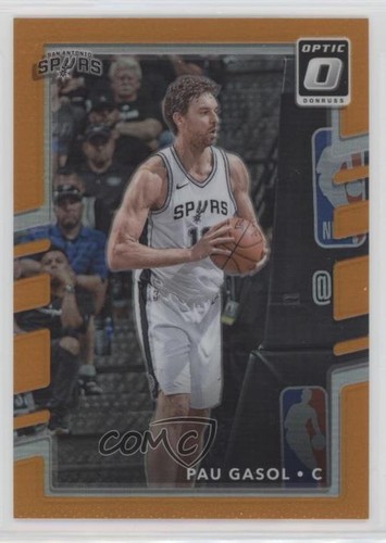 2017-18 Panini Donruss Optic Orange Prizm /199 Pau Gasol #132 HOF 07qw