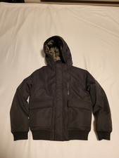 America Today Kinder Winterjacke Gr. 146-152 Schwarz Kapuze Polyester