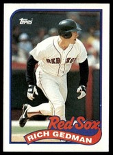 1989 Topps Rich Gedman Boston Red Sox #652