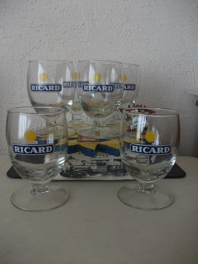 LOT DE 6 verres ricard momie O GAGNERE EUR 12,00 - FR