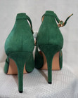 Coleter green suede look high heel pumps for women size 10.5 new nb — photo 4