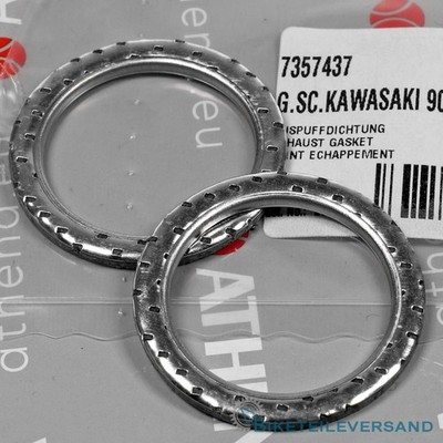 2X Krümmerdichtung Auspuffdichtung für Yamaha MT-07 700 Moto Cage ABS Tracer XSR