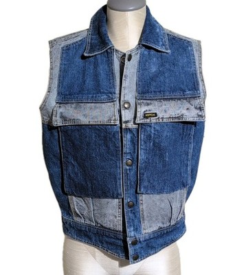 Ketch Women's Denim Vest M '90s Grunge Streetwear Core