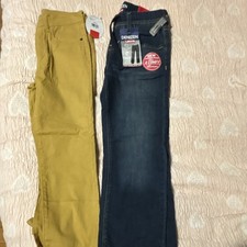 DENIZEN Levi's Boys Athletic Fit Jeans 8 Regular Blue Stretch Adjustable Waist