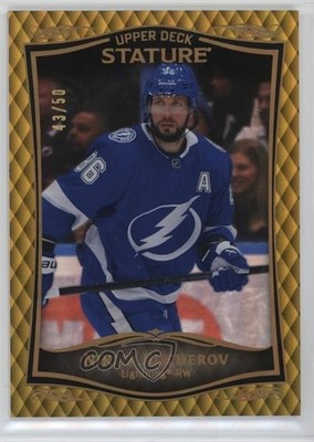 2024-25 Upper Deck Stature 2023-24 Base Gold /50 Nikita Kucherov #20 k4s
