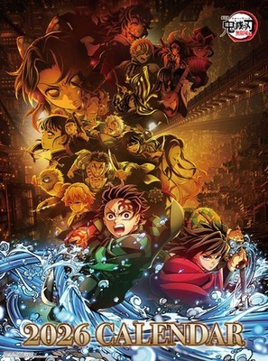 2026 Calendar Demon Slayer Kimetsu no Yaiba Mugen Castle Arc Part