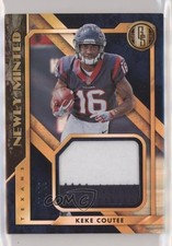 2018 Panini Gold Standard Newly Minted Memorabilia Prime /49 Keke Coutee #35 0t1