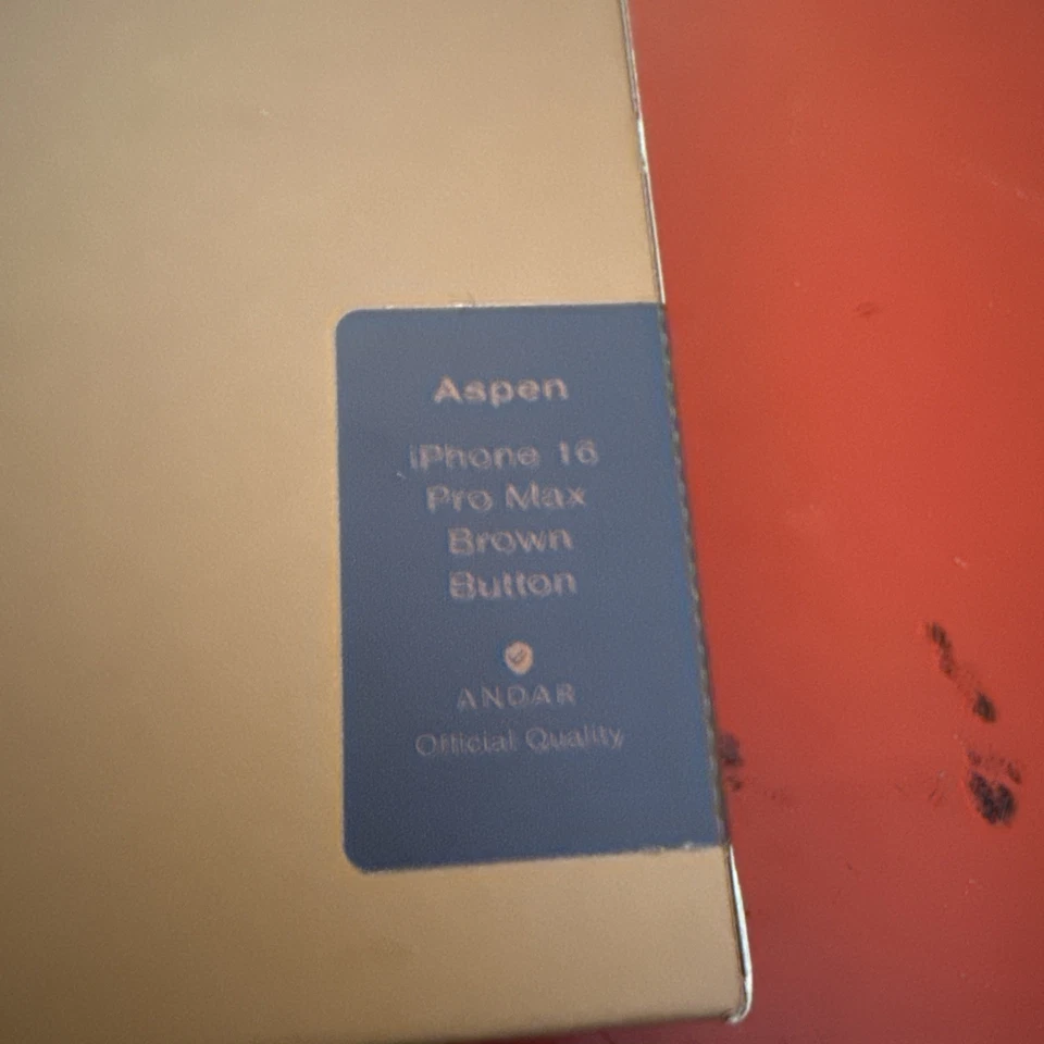 Andar The Aspen Leather Iphone 16 Pro Max Case w/Side Camera Button  - Image 4 of 4