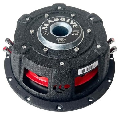 Massive Audio GTS8 8'' 250W Dual 4-Ohm Subwoofer