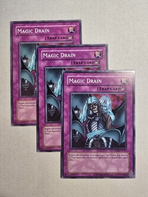 3x Magic Drain RP02-EN017 Retro Pack 2 (2020 Date Reprint) Unlimited x3