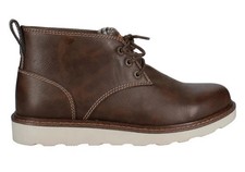 Buffalo David Bitton Men  s Chukka Boots Brown Memory Foam Durable New With Box 