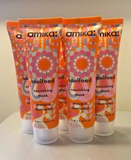 AMIKA Soulfood Nourishing Hair Mask~set of 5 x 30ml~Unboxed, Foil Sealed Tubes~
